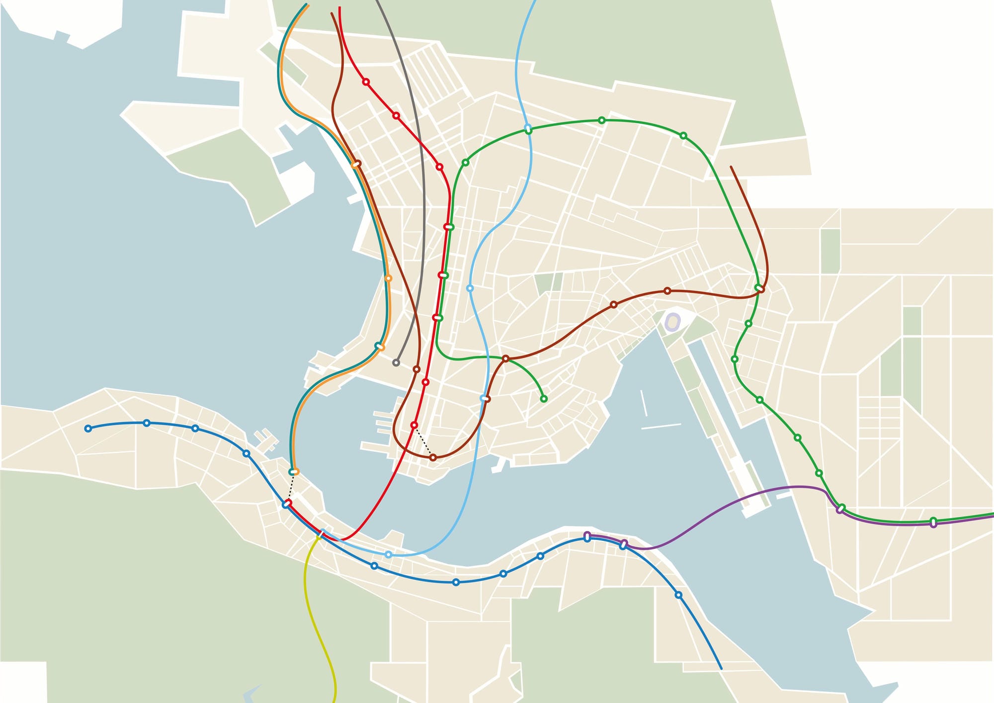 東九龍鐵路連接示意